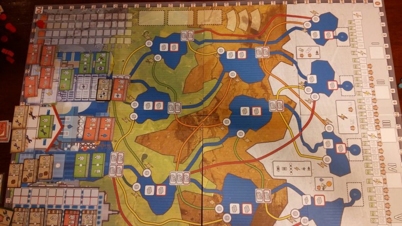 Barrage: tabellone del prototipo Barrage: tabellone del prototipo