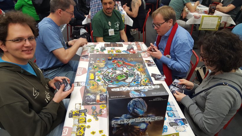 La Splotter Spellen al tavolo di Cry Havoc, Magnifico 2017