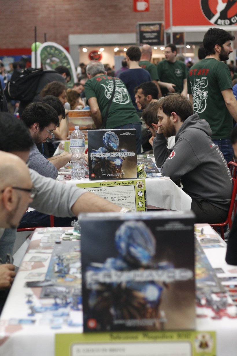 Cry Havoc: tavoli allestiti al Magnifico 2017