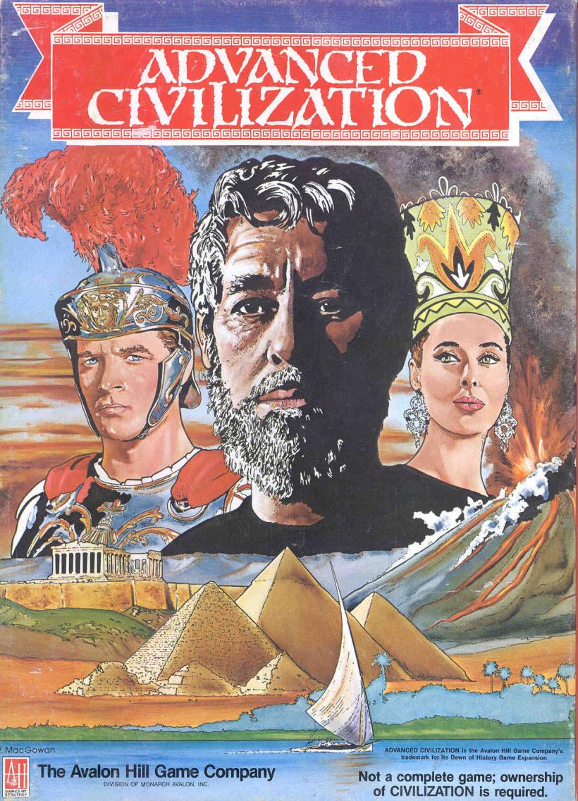 Copertina scatola di Advanced Civilization