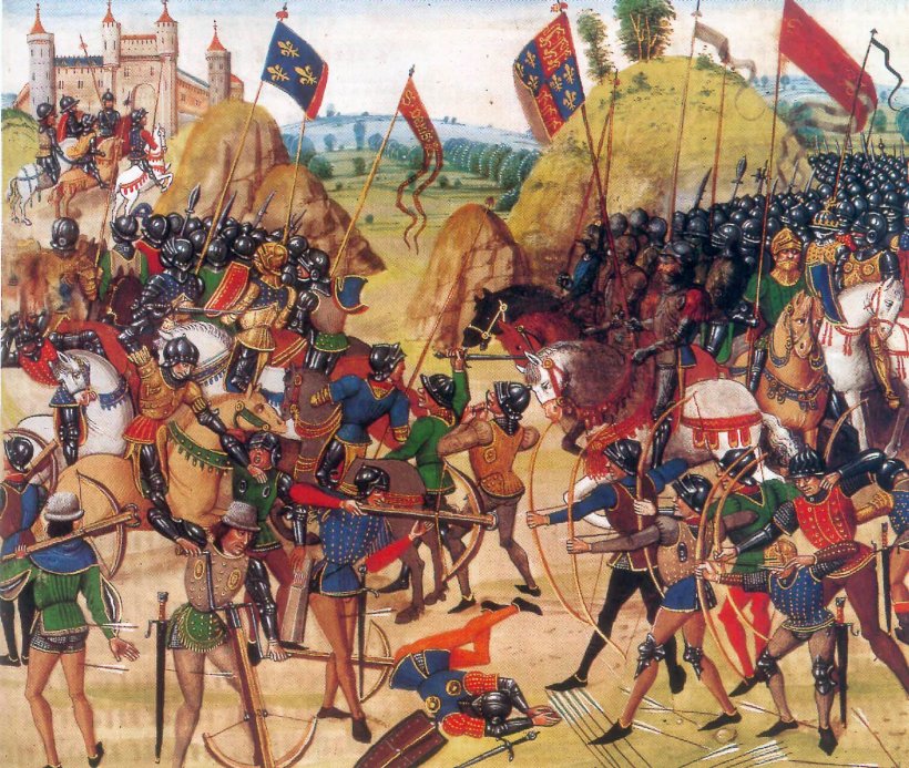 Battaglia di Crecy, di Jean Froissart