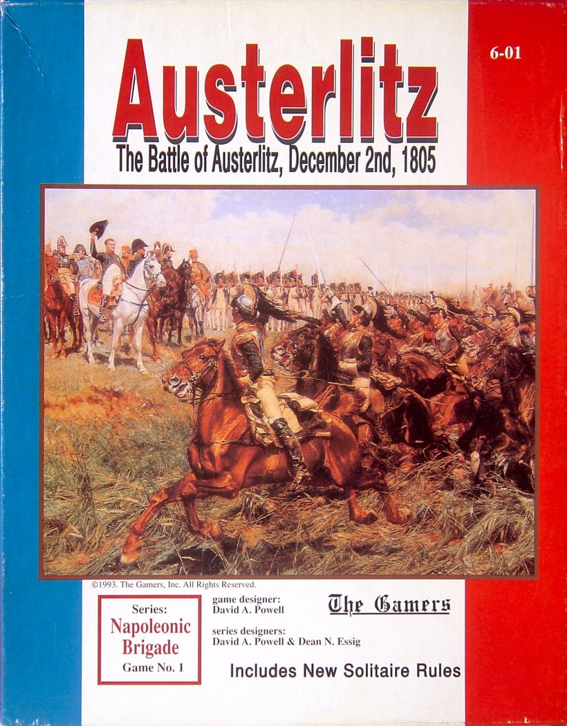Austerlitz: copertina del gioco da tavolo sulla battaglia di Austerlitz