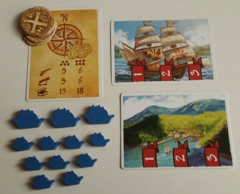 Materiali del gioco da tavolo Brethren of the Coast