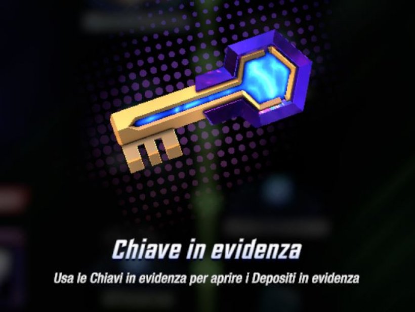 Chiave in evidenza Chiave in evidenza