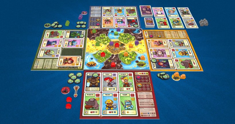 Covil: The Dark Overlords Gioco da tavolo Covil: The Dark Overlords intavolato per 4 giocatori