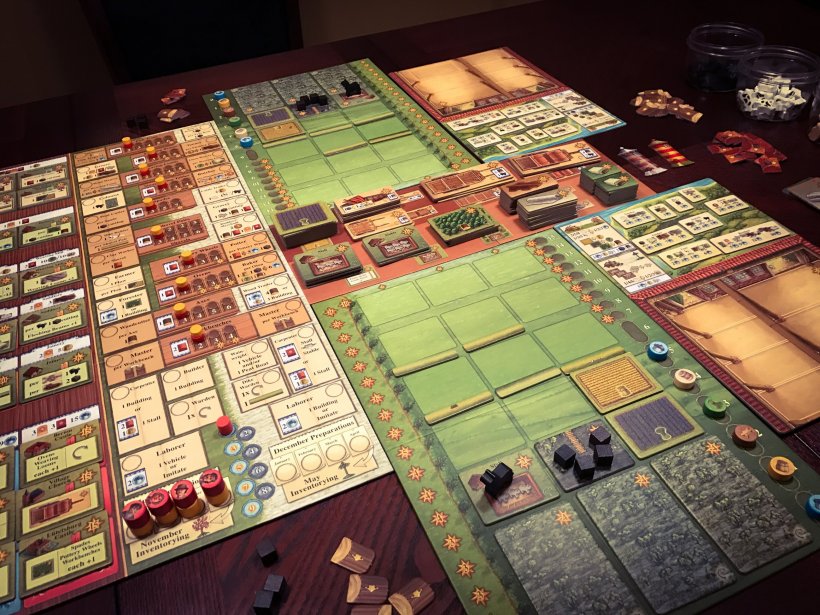 Field of Arle: setup del gioco per due giocatori di Uwe Rosenberg