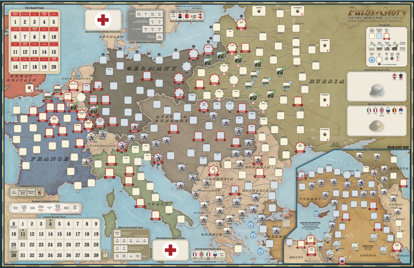 Paths of Glory: tabellone