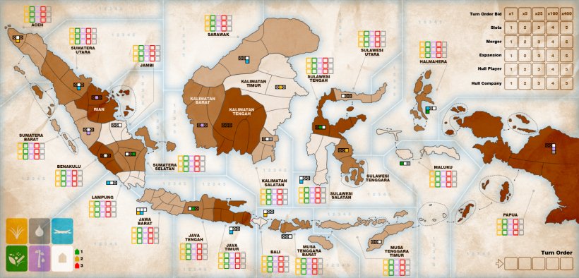 Mappa di Indonesia