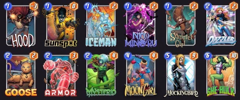 Lista Dazzler