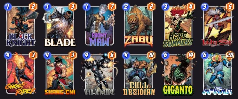 Lista War Knight Lista War Knight