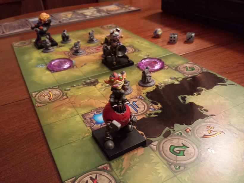 Mechs vs Minions: partita in corso