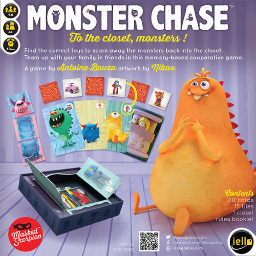 Monster Chase retro della scatola