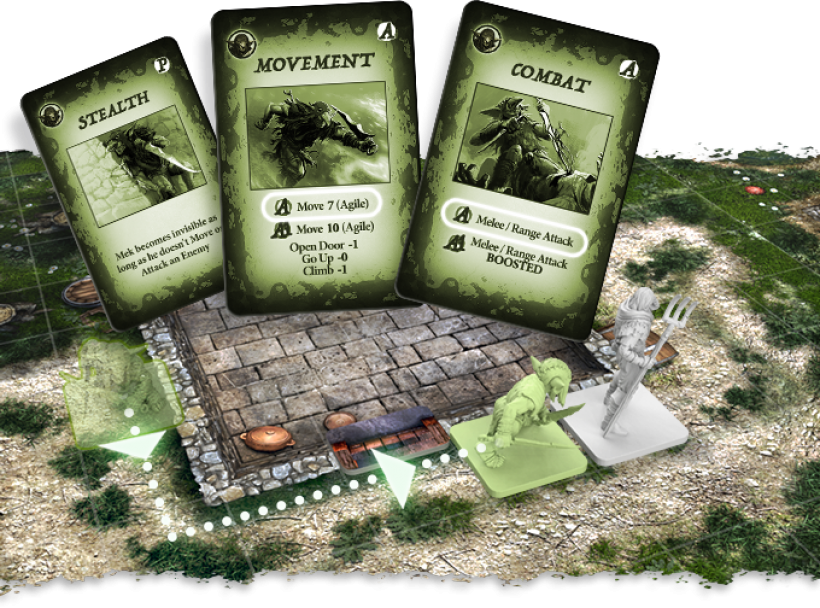 OrcQuest WarPath: carte azione base