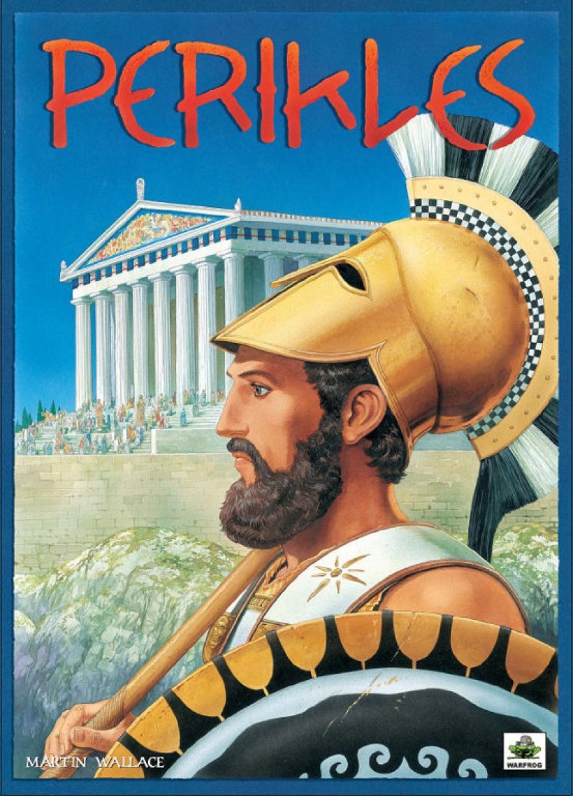 Copertina di uno dei giochi da tavolo di Martin Wallace: Perikles