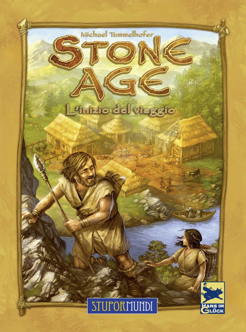Copertina dell'edizione italiana del gioco da tavolo Stone Age