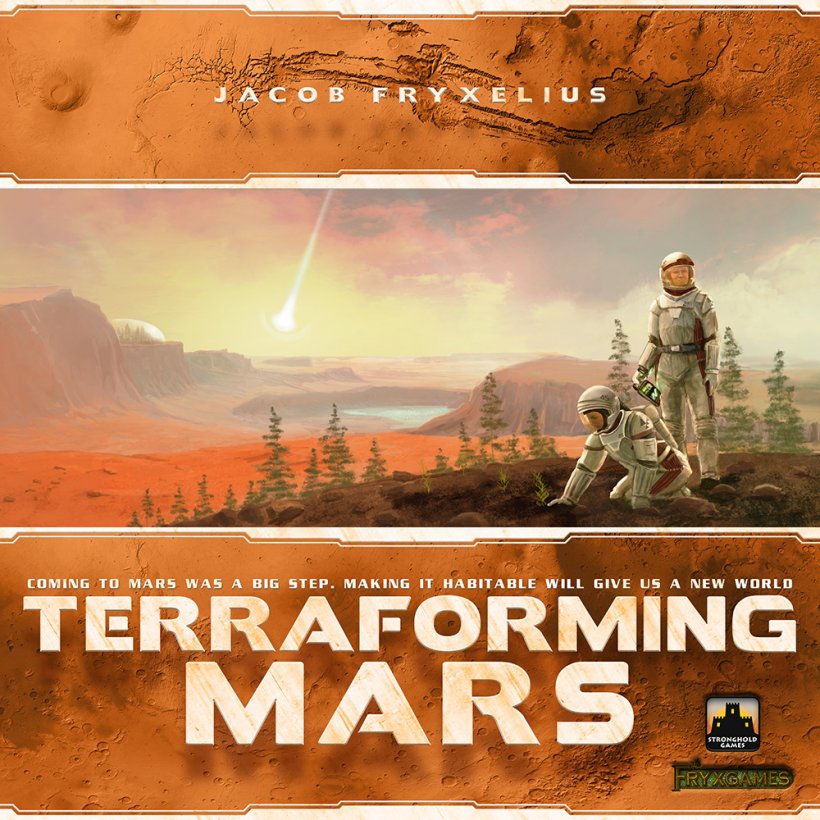 La copertina di Terraforming Mars