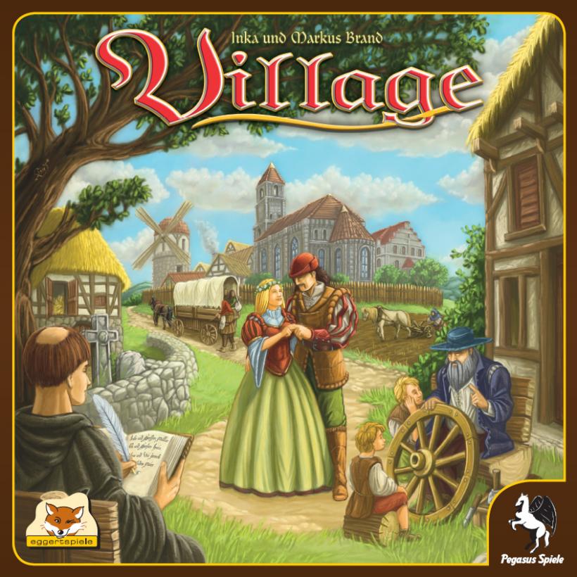 Copertina della scatola di Village