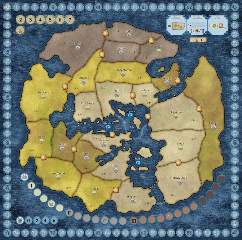 The Sands of Time: tabellone The Sands of Time: tabellone