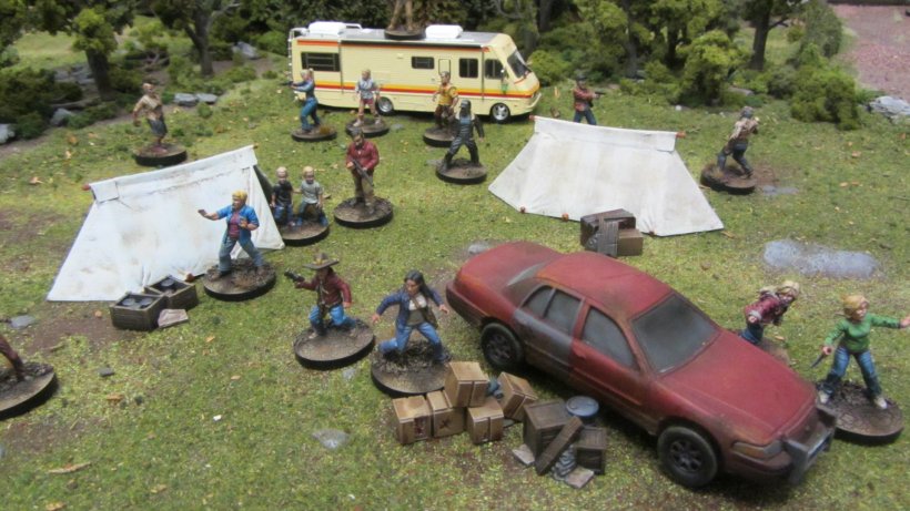 Attacco al campeggio Attacco al campeggio in The walking dead: all out ear