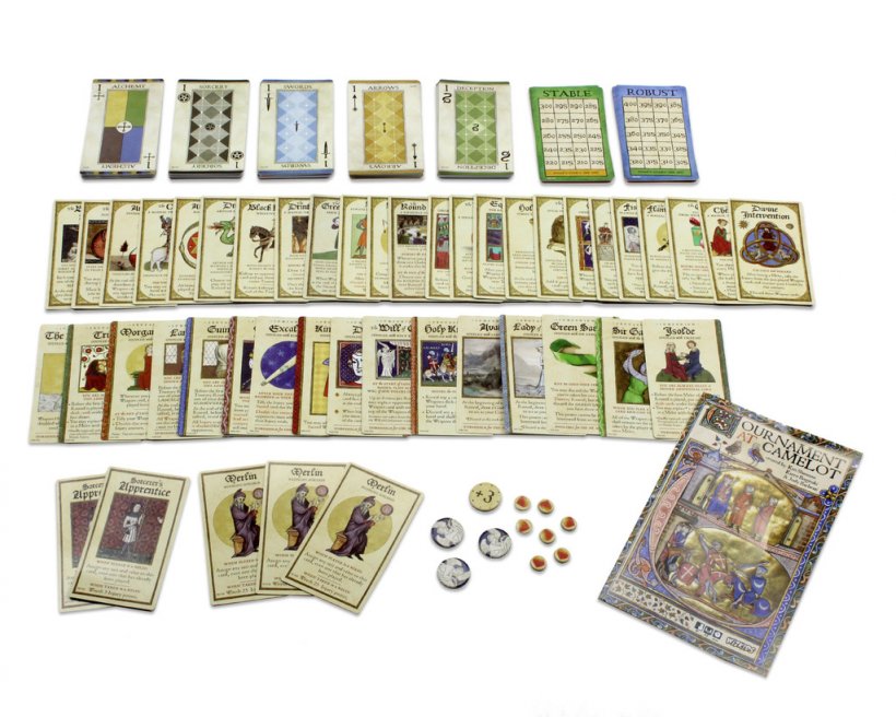 Tournament at Camelot: materiali di gioco Tournament at Camelot: materiali di gioco
