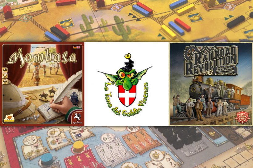 Serata di giochi all'associazione Magno Gato con Mombasa e Railroad Revolution