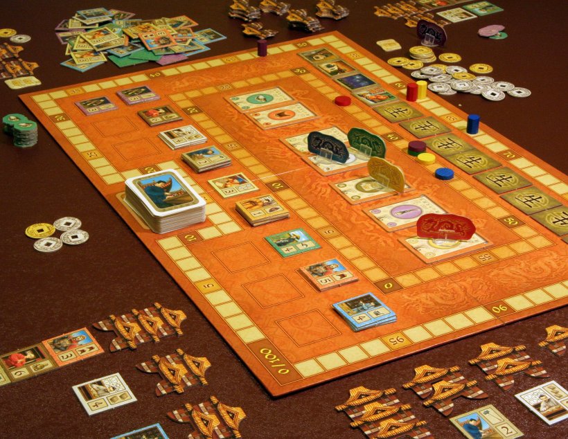 Partita in corso per In the Year of the Dragon, gioco di Stefan Feld