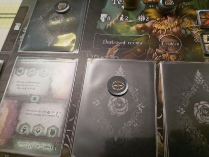 Black Rose Wars: plancia con carte Black Rose Wars: plancia con carte