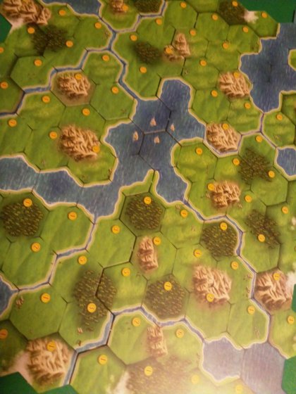 Clans of Caledonia: tabellone