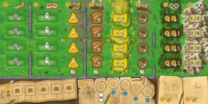 Clans of Caledonia: plancia giocatore Clans of Caledonia: plancia giocatore