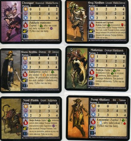 Dungeoneer: personaggi Dungeoneer: personaggi