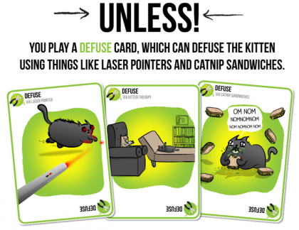 Exploding Kittens: carte defuse