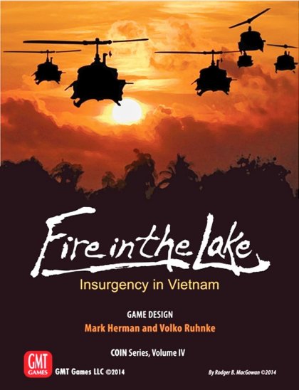 Copertina di Fare in the Lake, wargame sul Vietnam