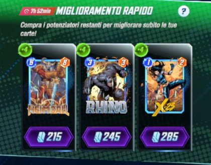 Miglioramento rapido Miglioramento rapido