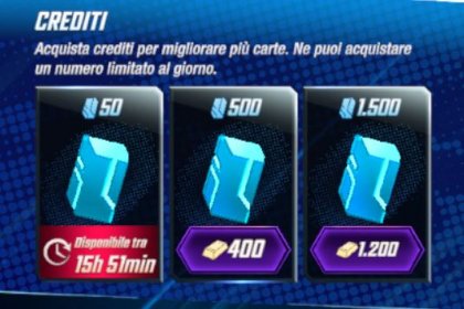 Crediti giornalieri Crediti giornalieri