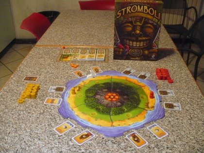 Stromboli: preparazione del gioco