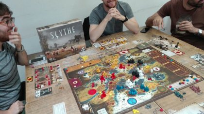 Nel bel mezzo di una partita a Scythe