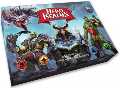 Scatola di Hero Realms, un deckbuilding