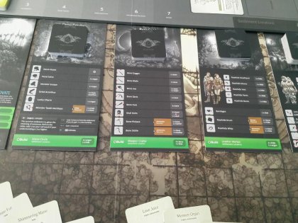 Kingdom Death Monster: edifici nel villaggio Kingdom Death Monster: edifici nel villaggio