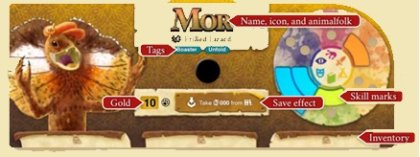La plancetta di gioco.