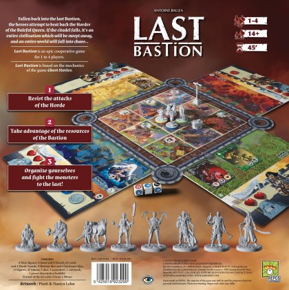 Last Bastion: retro della scatola