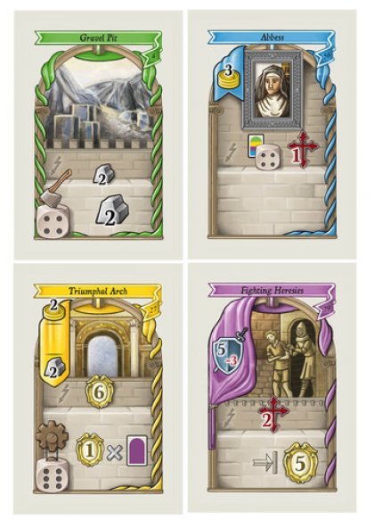 Carte Le carte del gioco da tavolo Lorenzo il Magnifico