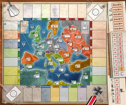 Fog of War: tabellone di gioco Fog of War: tabellone di gioco