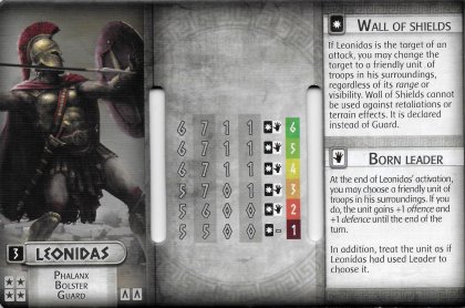Mythic Battles: Pantheon - Scheda Leonida Mythic Battles: Pantheon - Scheda Leonida