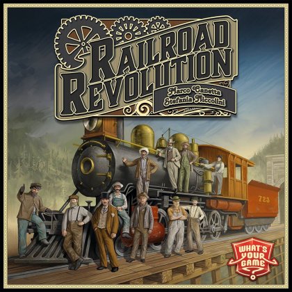 Copertina di Railroad Revolution, un gioco ferroviario