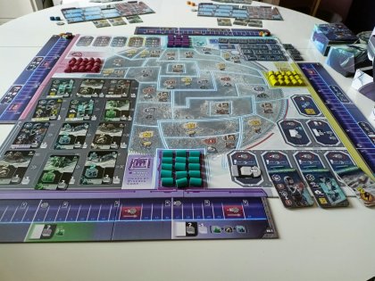 Skymines, tabellone