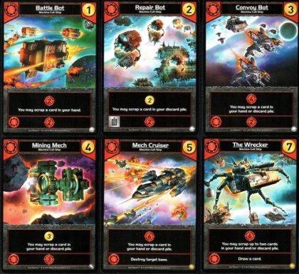 Star Realms Colony Wars carte rosse