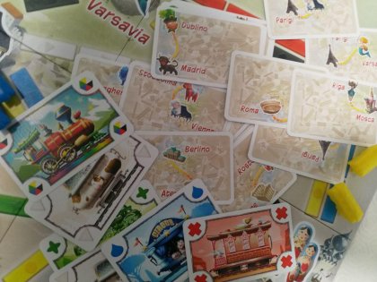 Ticket to Ride: Primo Viaggio - carte