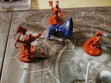 Warhammer Underworlds: Shadespire: combattimento