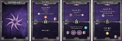 Alcune carte del personaggio Spellweaver. Gloomhave-carte-pg