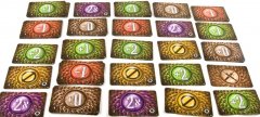 Carte modificatori del personaggio. Gloomhaven-carte-modificatori.